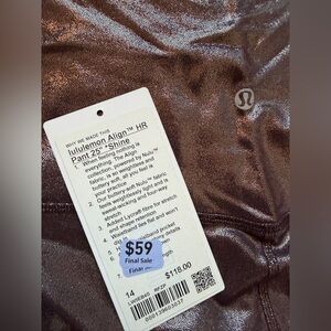 lululemon Align HR 25” Shine